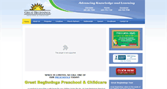 Desktop Screenshot of greatbeginningsaz.com